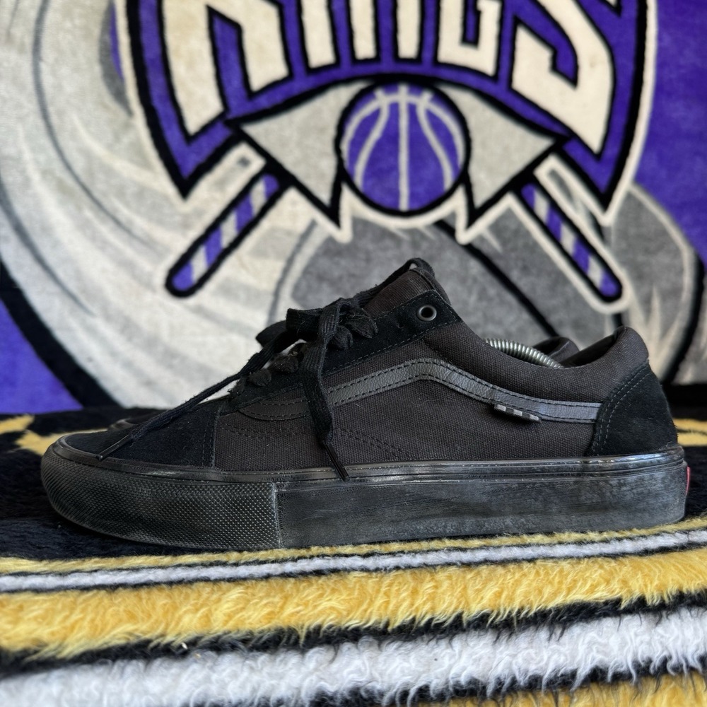 Size 12 - Vans Men's Old Skool Classic Triple Black Skate Shoe
